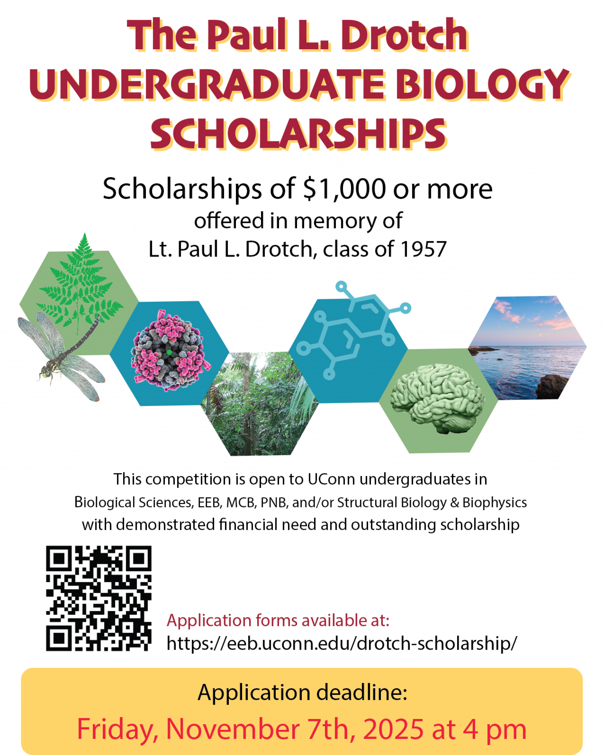 Paul L. Drotch Undergraduate Biology Scholarship
